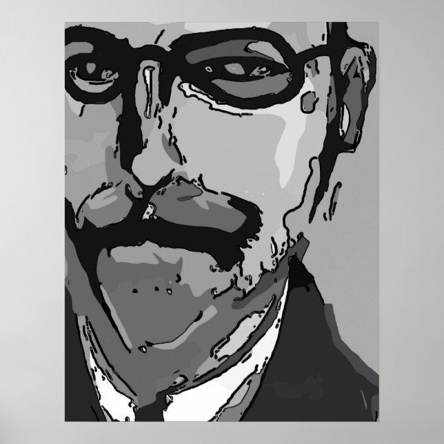 Póster Cara abstracta (Frente)