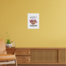 Cara de bebé personalizada con foto y texto para a
