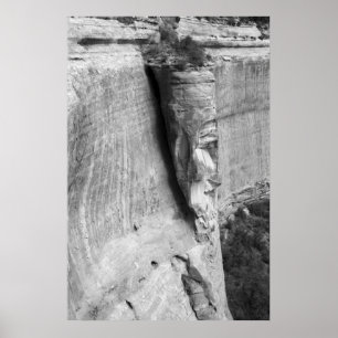 Póster Cara de la roca