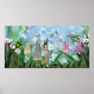 Póster Cara de lavado