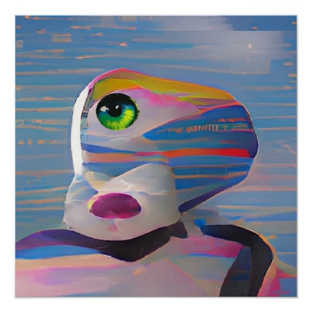 Póster Cara de los cíclopes de invierno (Anverso)