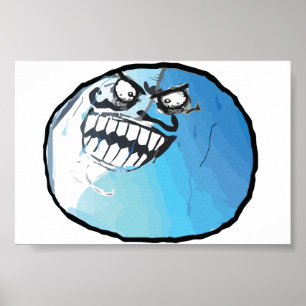 Póster cara de mentira