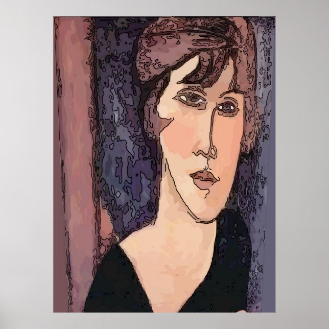 Póster Cara de mujer 7M (Frente)