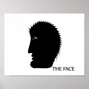 Póster Cara de papel poster Prof. (11 x 8,5")