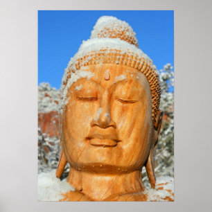 Póster Cara de Serene Buddha