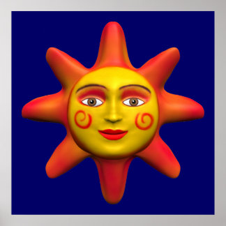 Póster Cara de sol