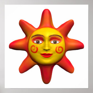 Póster Cara de sol