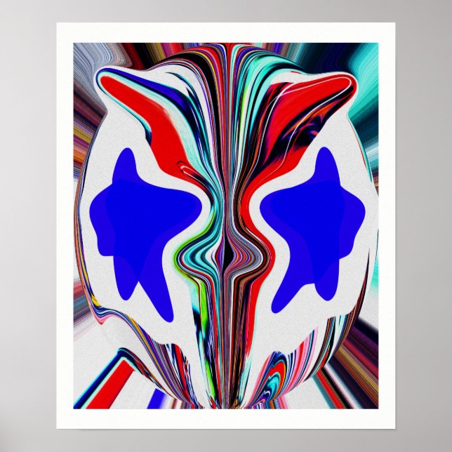 Póster Cara de un extranjero (Frente)