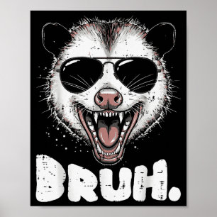 Póster Cara de zarigüeya, hermano, divertido, meme de hum