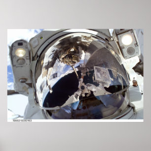 Póster Cara del astronauta