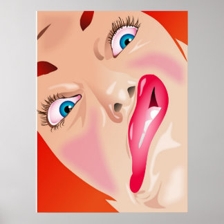 Póster Cara divertida