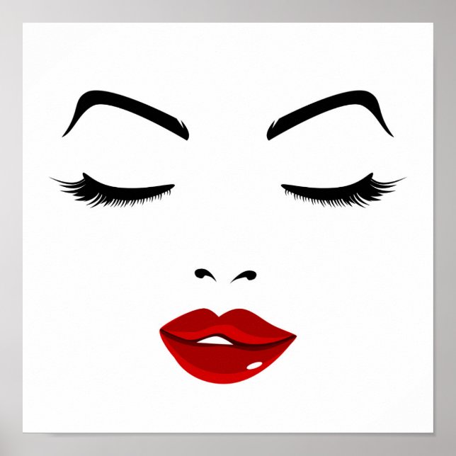 Póster Cara elegante (Frente)