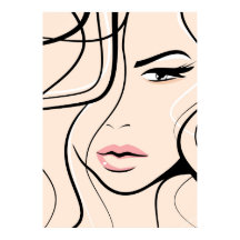 Cara femenina encantadora