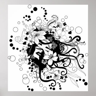 Póster Cara florida