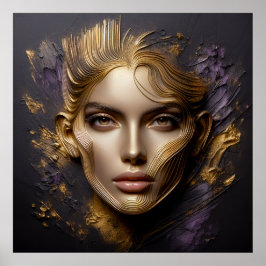 Póster Cara hermosa - Reglas de IA