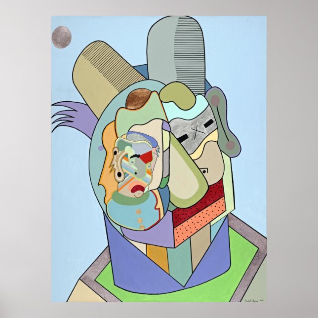 Póster "Cara interior" por Ruchell Alexander (Frente)