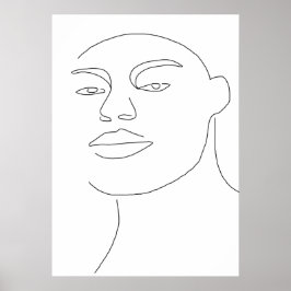 Póster Cara masculina