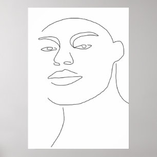 Póster Cara masculina