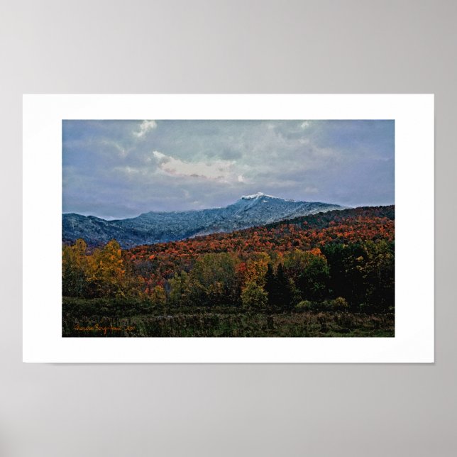 Póster Cara norte, Monte Mansfield (Frente)