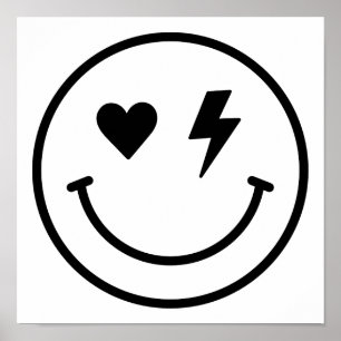 Póster Cara sonriente