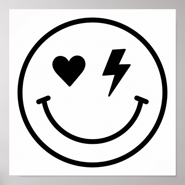 Póster Cara sonriente (Frente)