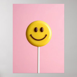 Póster cara sonriente