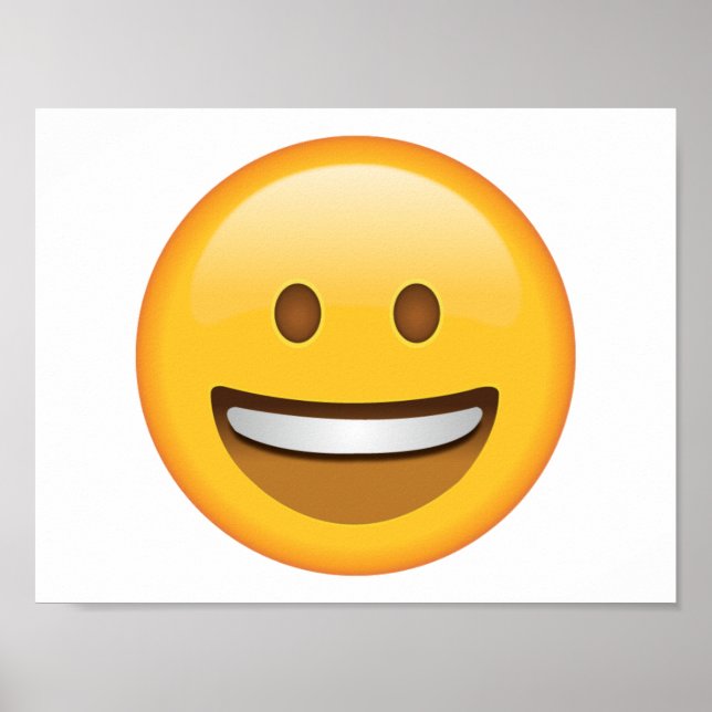 Póster Cara sonriente - Emoji (Frente)