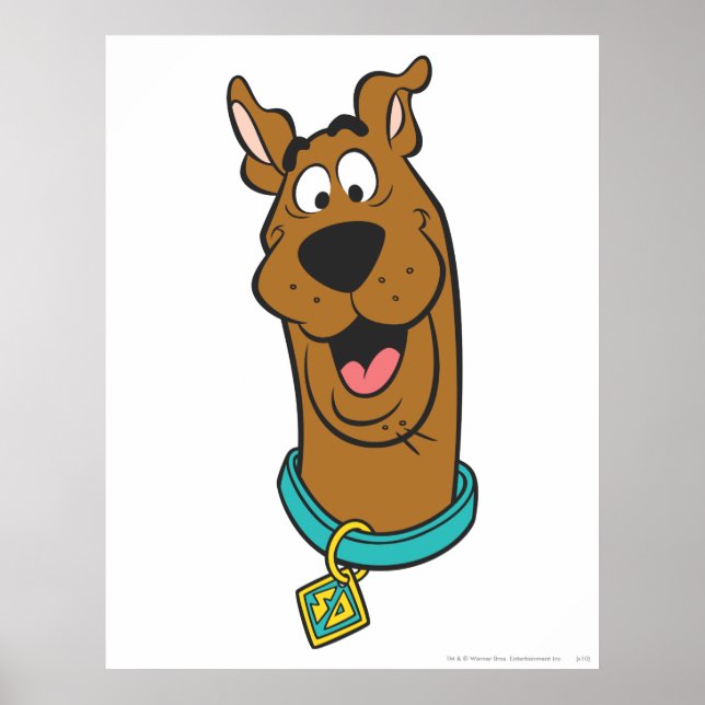 Póster Cara sonriente Scooby-Doo (Frente)