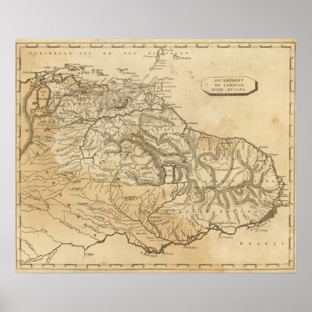 Póster Caracas, Guyana (Frente)