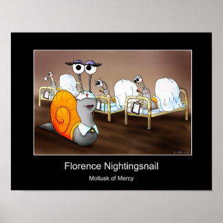 Póster Caracol de Florence Nightingail