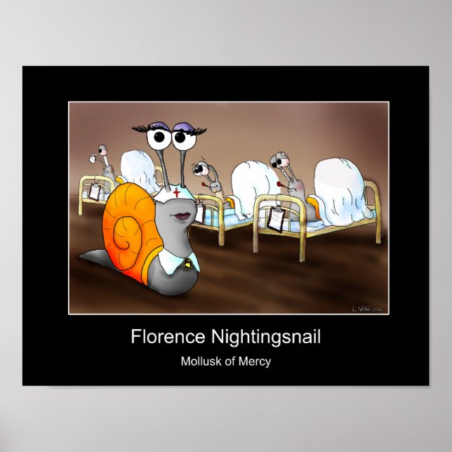 Póster Caracol de Florence Nightingail (Frente)