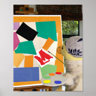 Póster Caracol de Matisse al óleo por Danny Duck