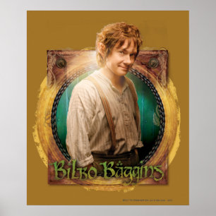 Póster Carácter BILBO BAGGINS™ con nombre