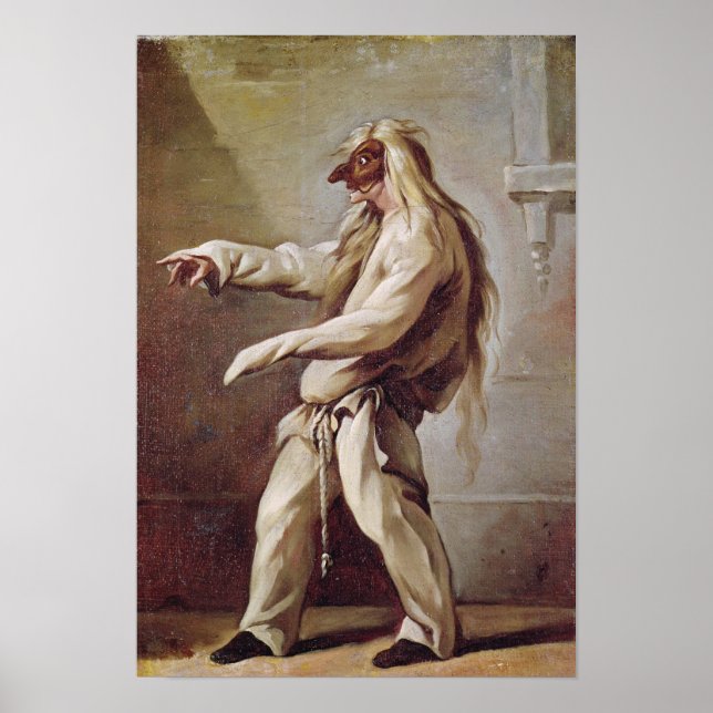 Póster Carácter de la Commedia dell'Arte (Frente)