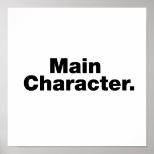 Póster Carácter principal