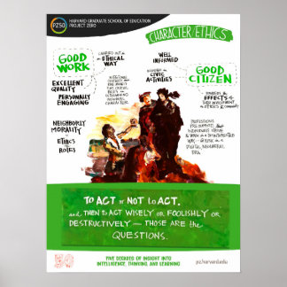 Póster Carácter y ética - Poster PZ50