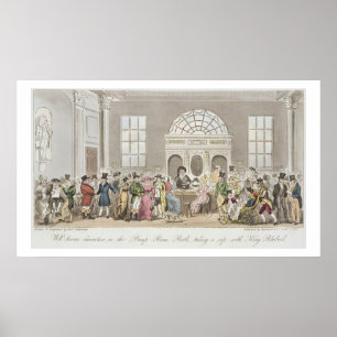 Póster Caracteres bien conocidos en el cuarto de bomba,