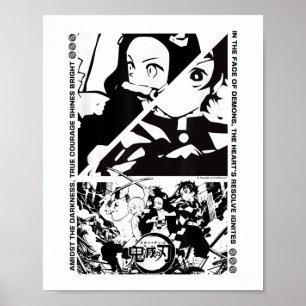 Póster Caracteres de capa de demostración animales Escena