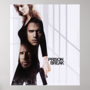 Póster Caracteres de fuga de prisión