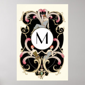 PÓSTER CARACTERÍSTICAS DE ART DÉO, BELLEZA DE FASHION COS