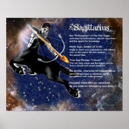 Póster Características de Sagittarius