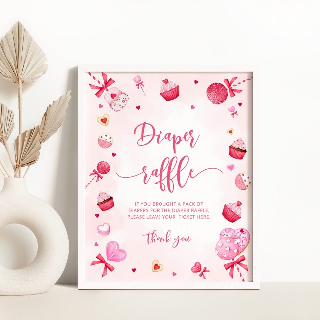 Póster Caramelos rosados San Valentín dulce dulce de paña (Subido por el creador)