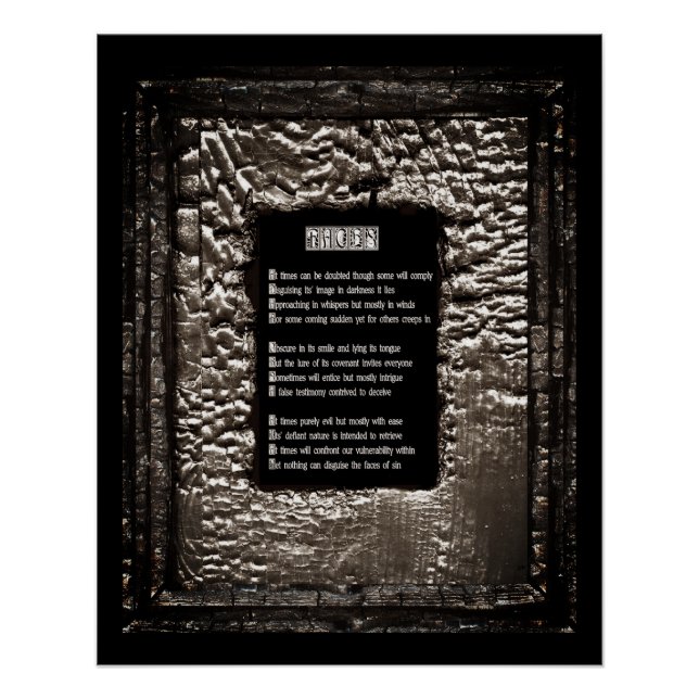 Póster Caras (Anverso)