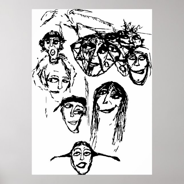 PÓSTER CARAS (Frente)