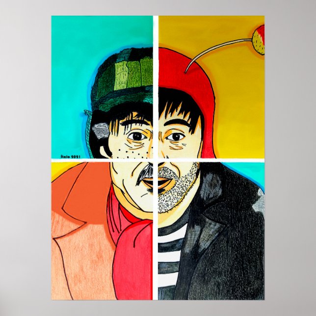 Póster Caras de Chespirito (Frente)