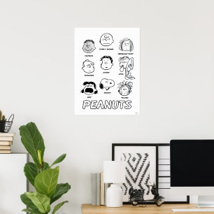 Póster Caras de maní