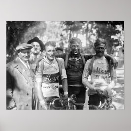 Póster Caras fangosas Tour de Francia 1928 después de la 