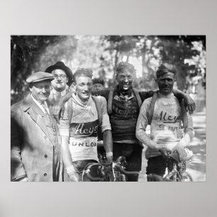 Póster Caras fangosas Tour de Francia 1928 después de la