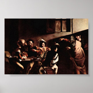 Póster Caravaggio-Apelaciones de San Mateo