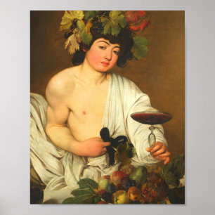 Póster Caravaggio Bacchus